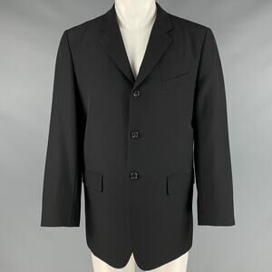 COMME des GARCONS HOMME PLUS Size M Black Single breasted Coat